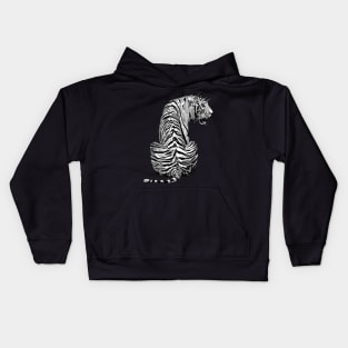 Chrome Tiger Kids Hoodie